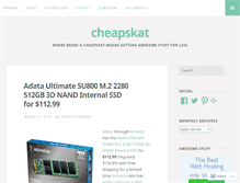 Tablet Screenshot of cheapskat.com